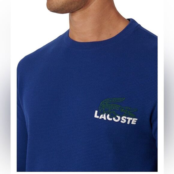 Men's Large Croc Thermal Waffle Shirt - Picture 4 of 7